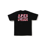 Bape ABC Camo College ATS Tee Pink Camo