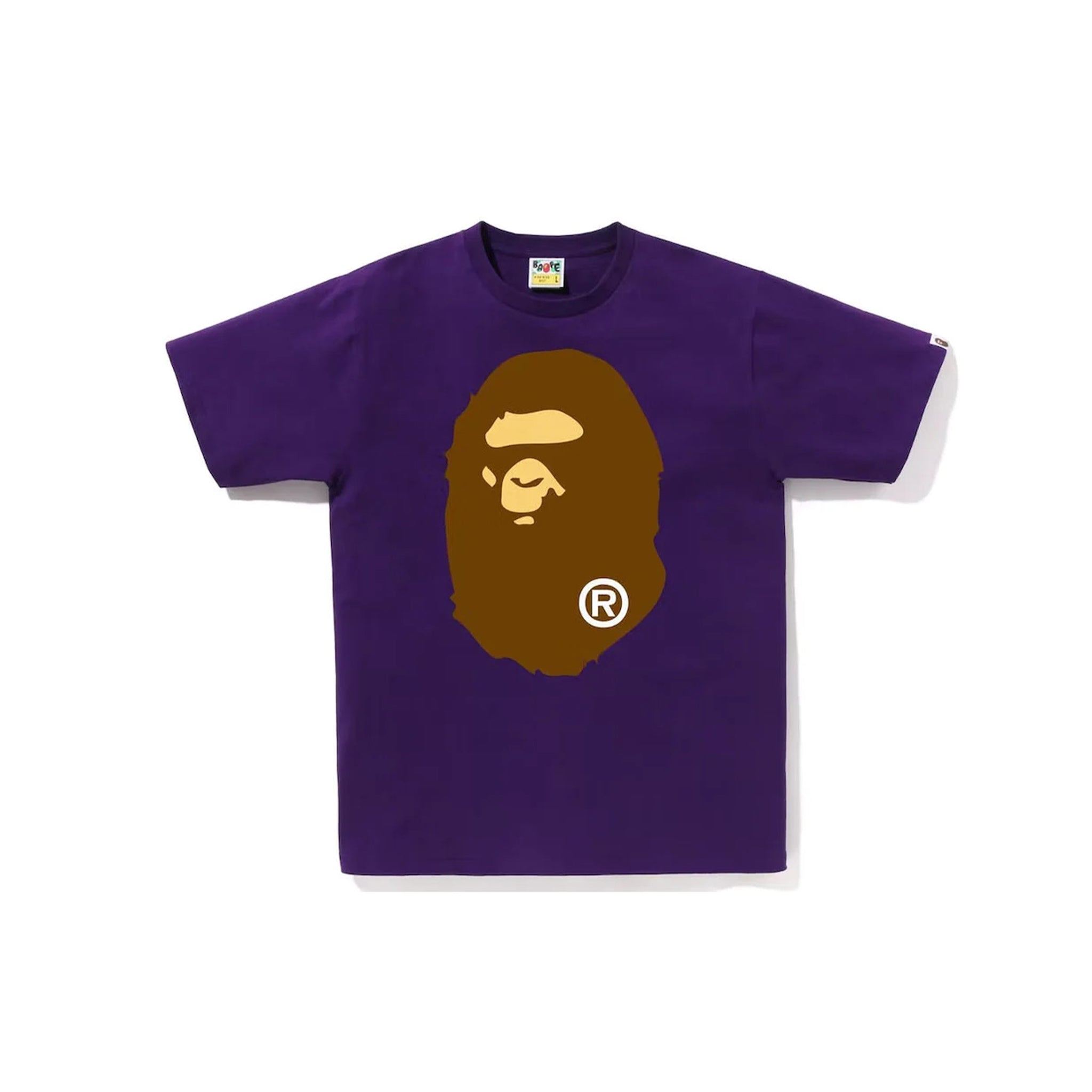 A Bathing Ape Big Ape Head Tee Purple