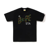 A Bathing Ape 1st Camo Bape STA Tee Black