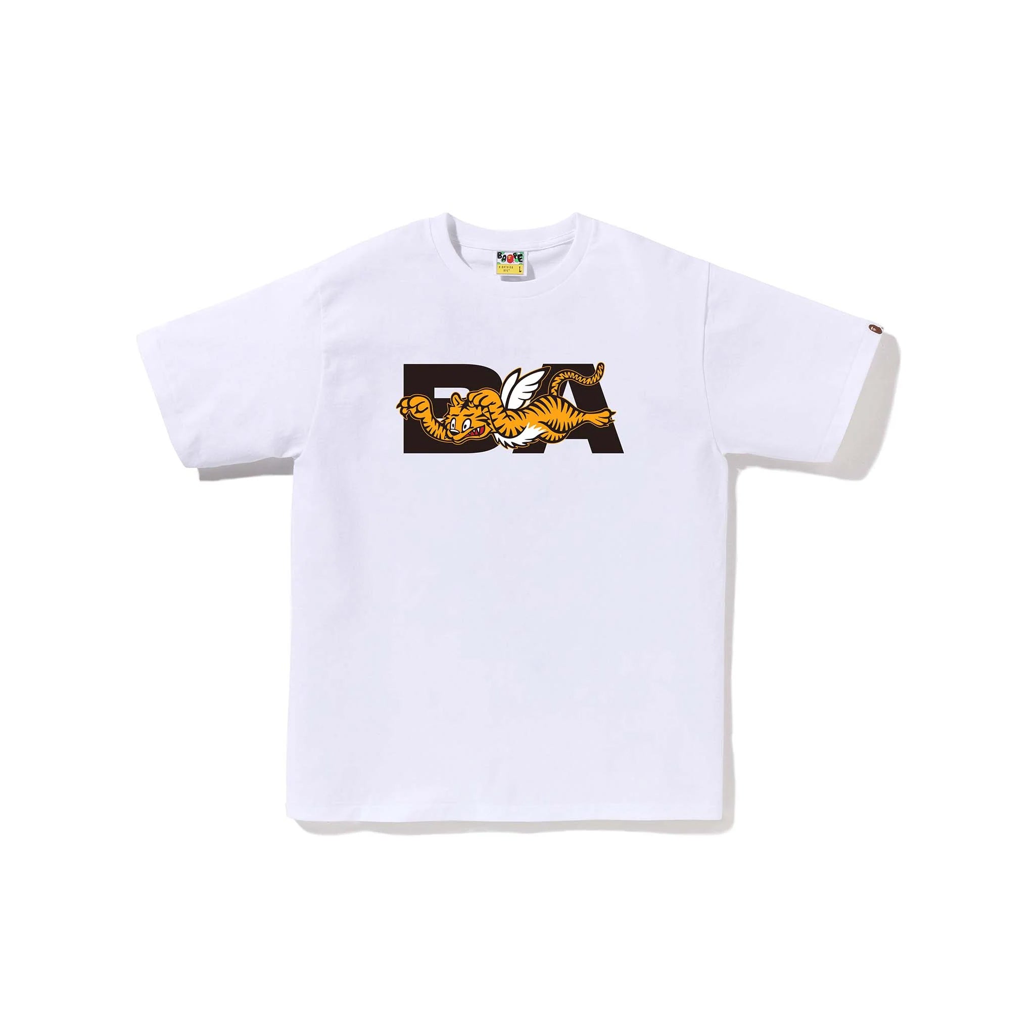 Bape BA Flying Tiger Tee White
