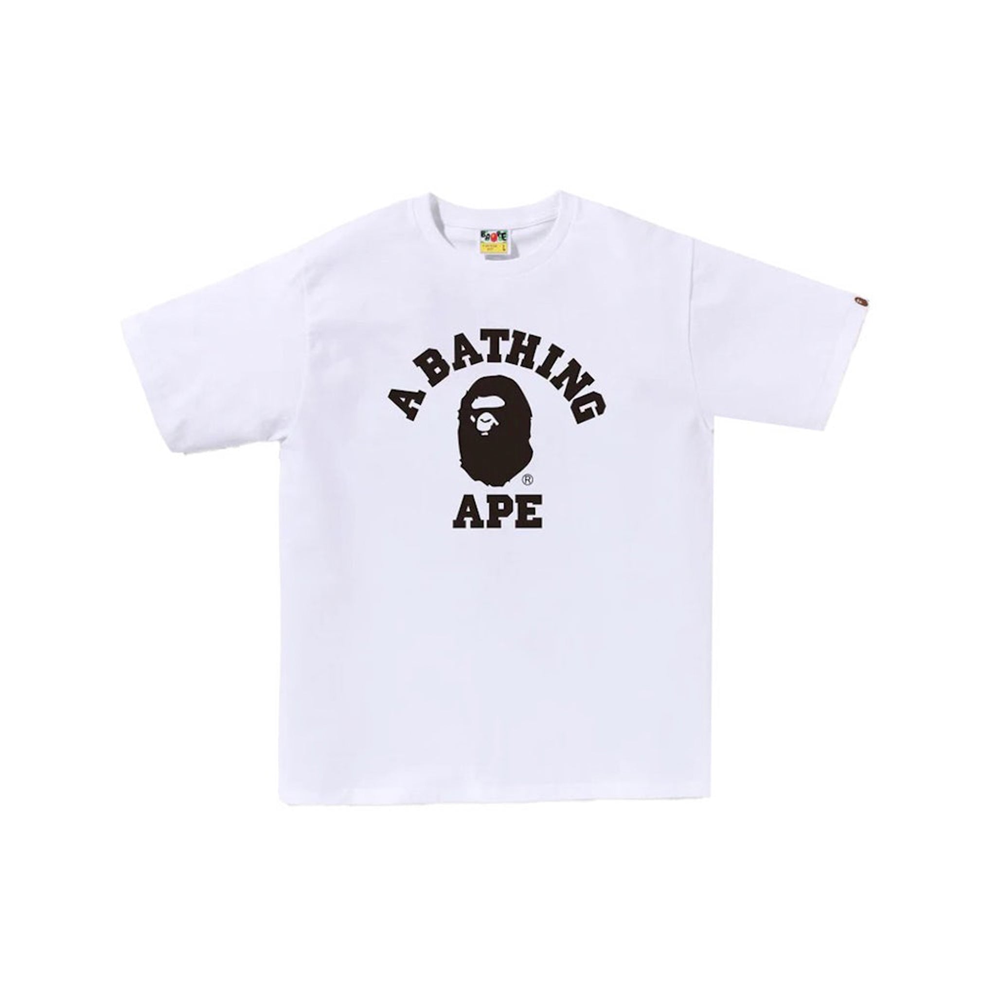 By Bathing Ape Bicolor College White Tee