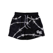 Common Hype Barbed Wire Shorts Black