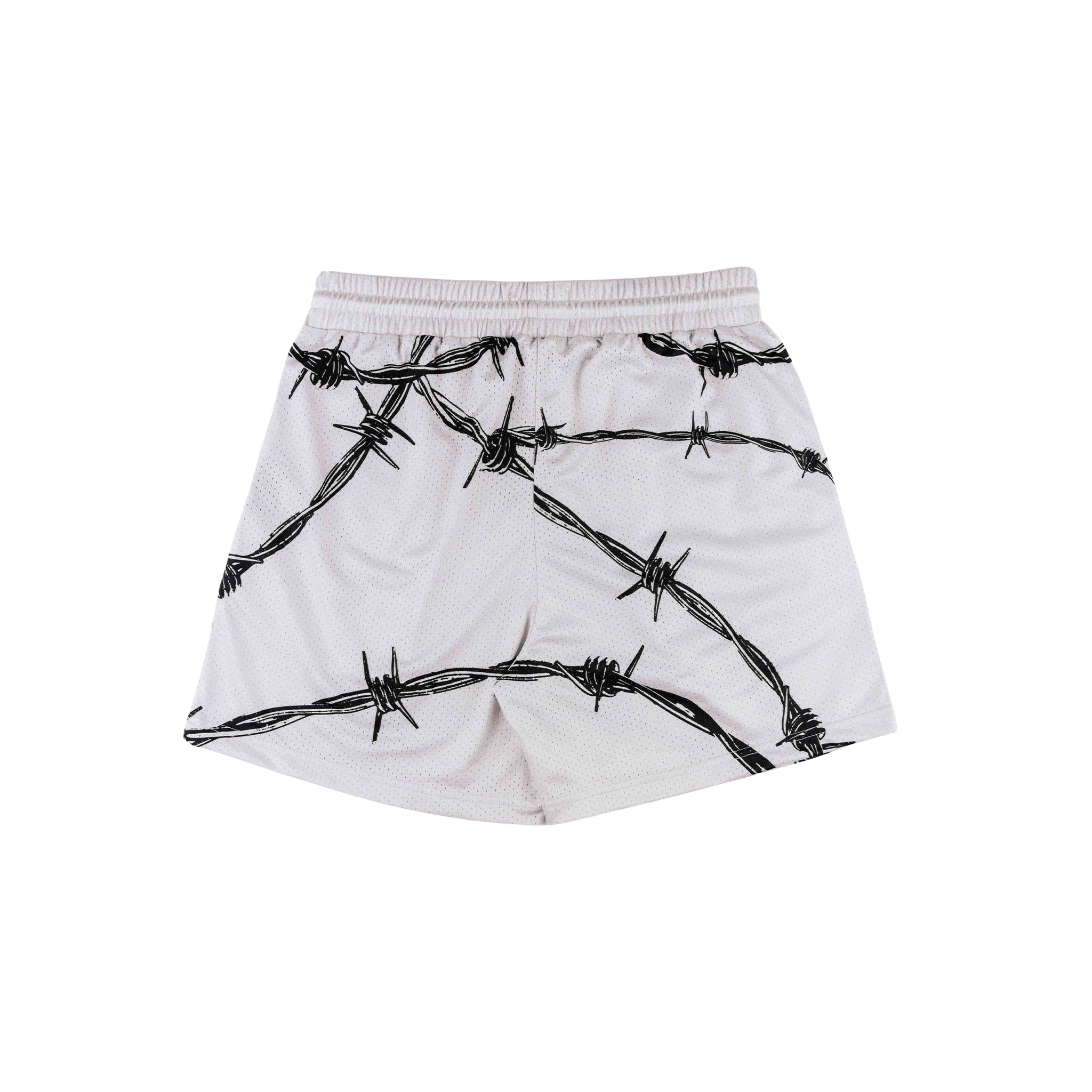Common Hype Barbed Wire Shorts Silver