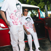 Common Hype x Betty Boop 'Cherry Blossom' AOP Tee White - Common Hype