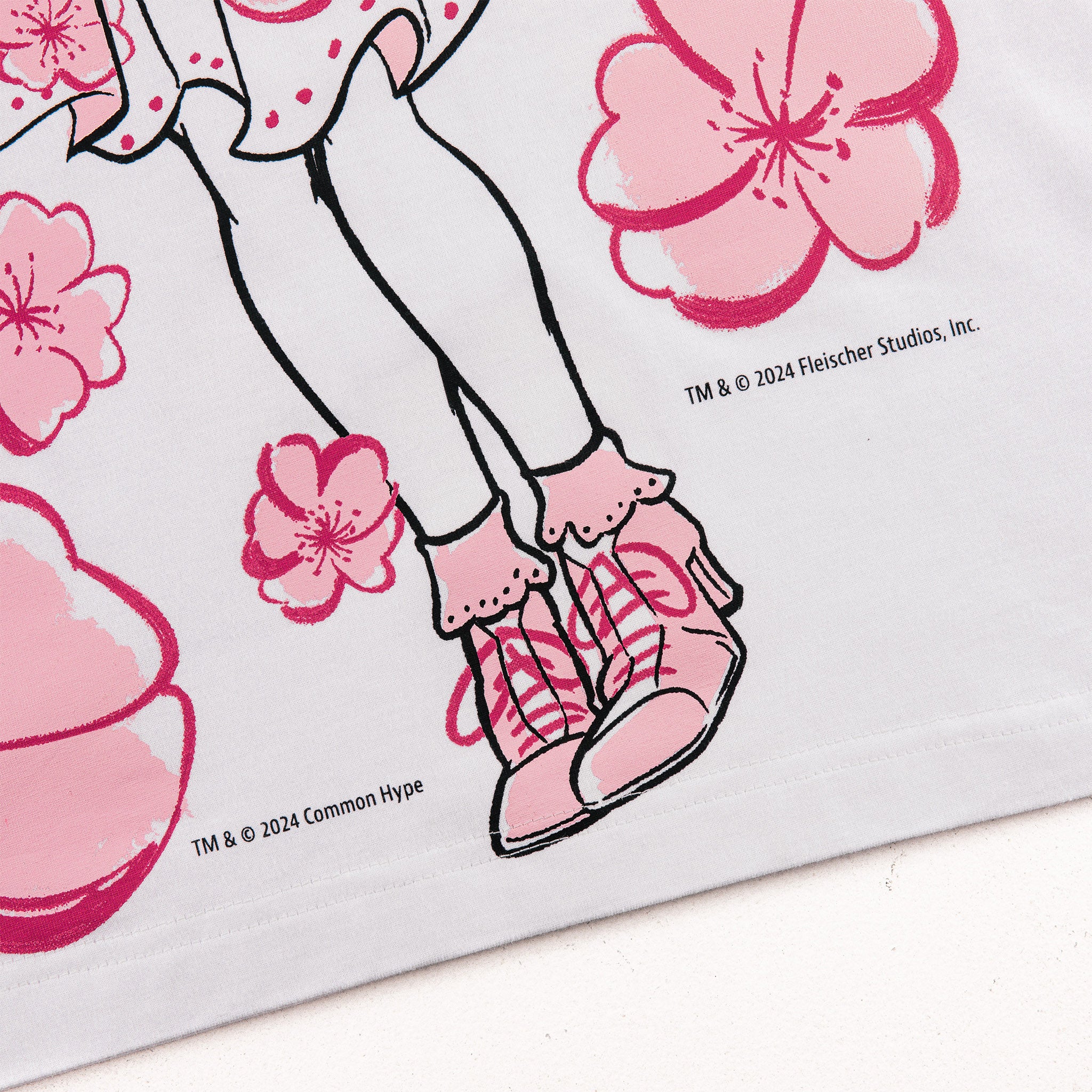 Common Hype x Betty Boop 'Cherry Blossom' AOP Tee White - Common Hype