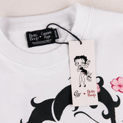 Common Hype x Betty Boop 'Cherry Blossom' AOP Tee White - Common Hype