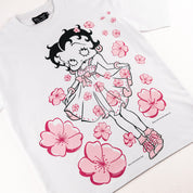 Common Hype x Betty Boop 'Cherry Blossom' AOP Tee White - Common Hype