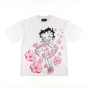 Common Hype x Betty Boop 'Cherry Blossom' AOP Tee White