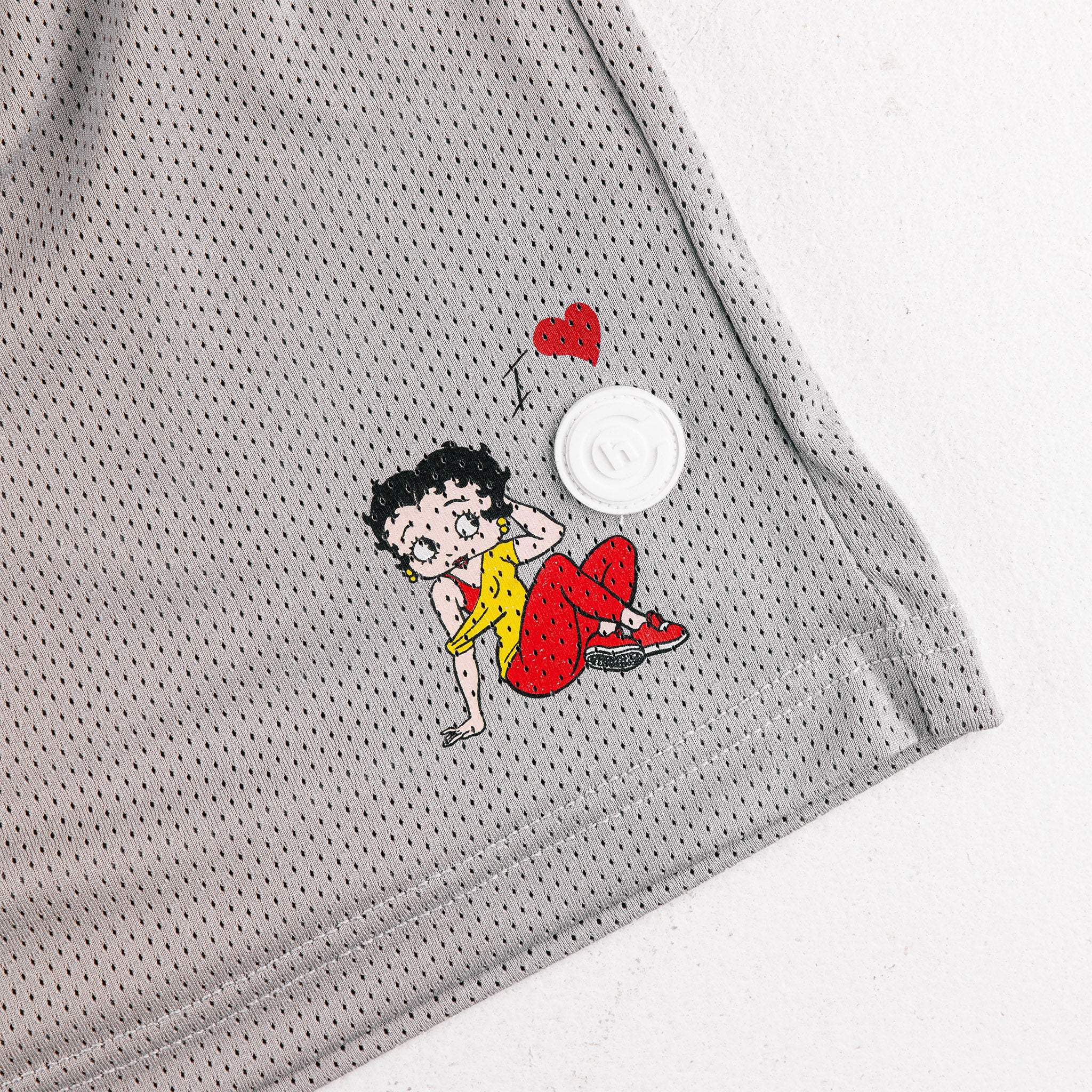 Common Hype x Betty Boop 'BTH' Mesh Short Grey