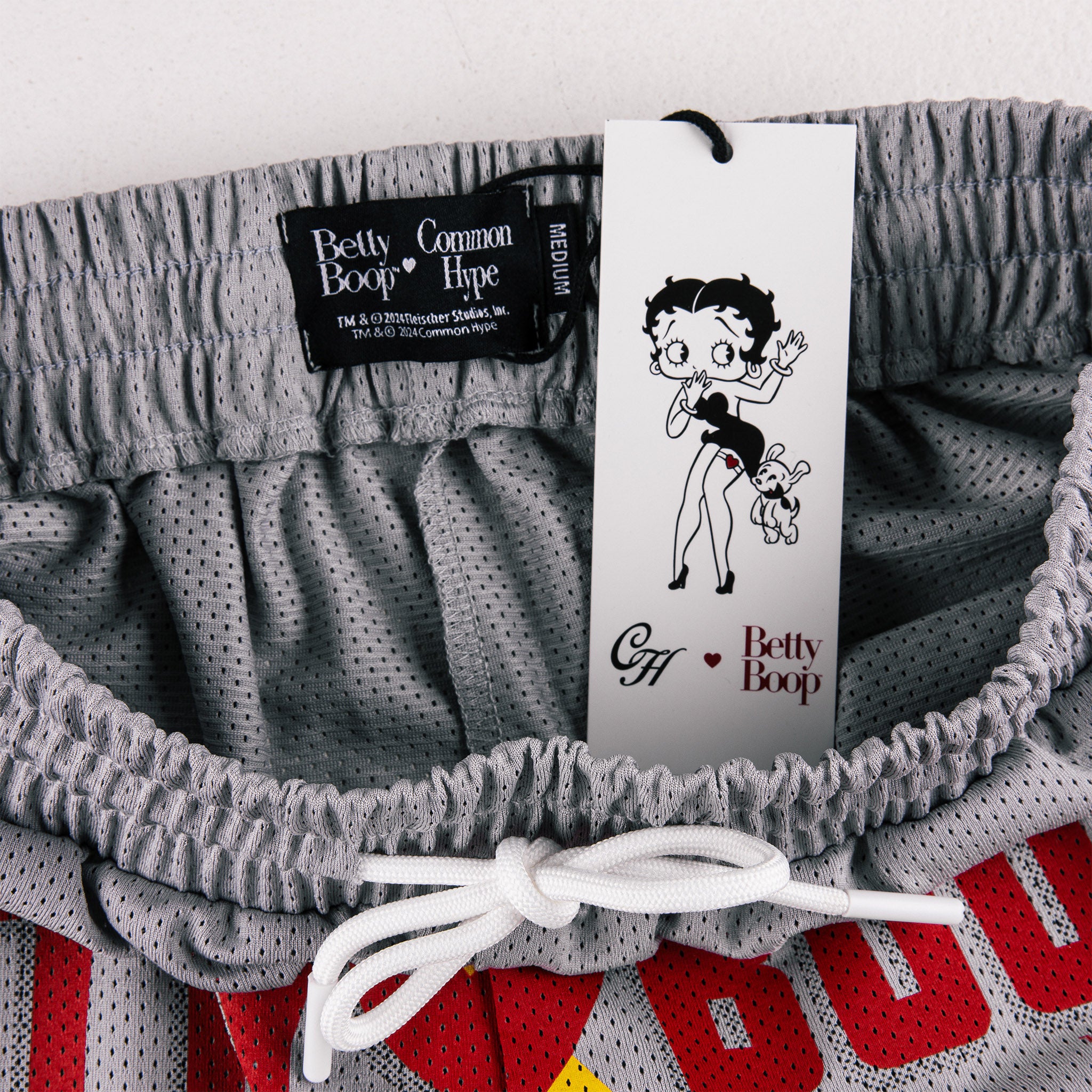 Common Hype x Betty Boop 'BTH' Mesh Short Grey