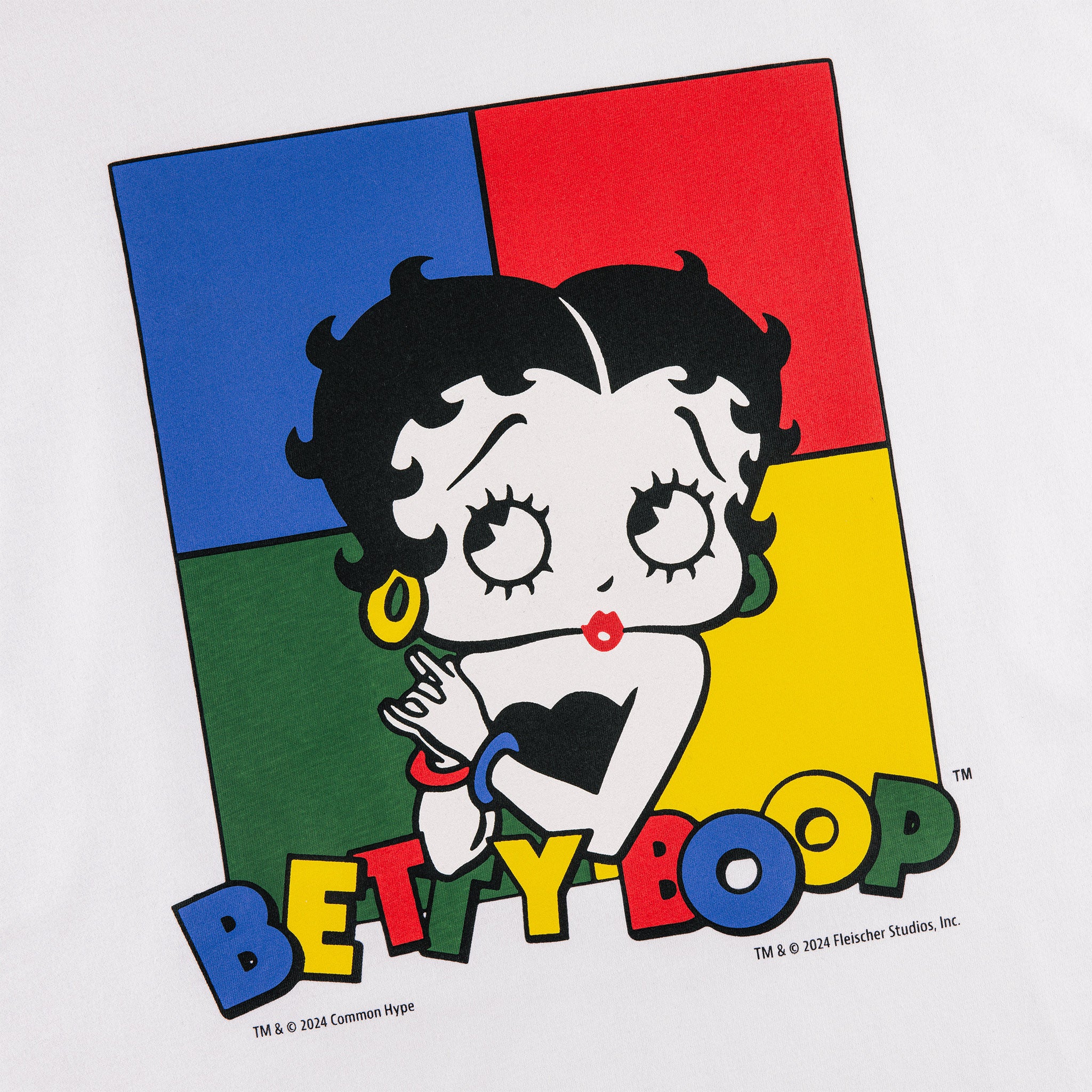 Common Hype x Betty Boop 'Box Betty' LS Tee White - Common Hype