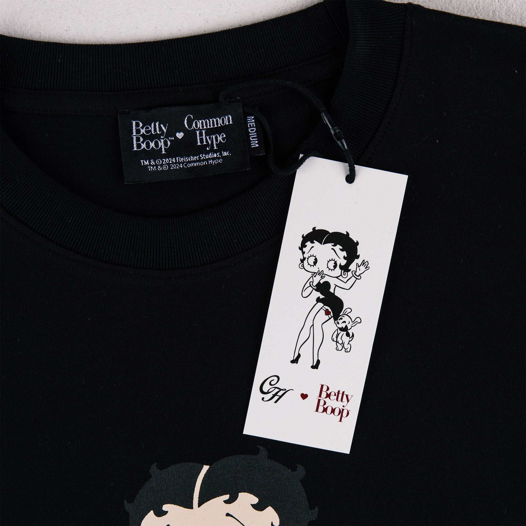 Common Hype x Betty Boop 'Lucky Lady' Tee Black - Common Hype