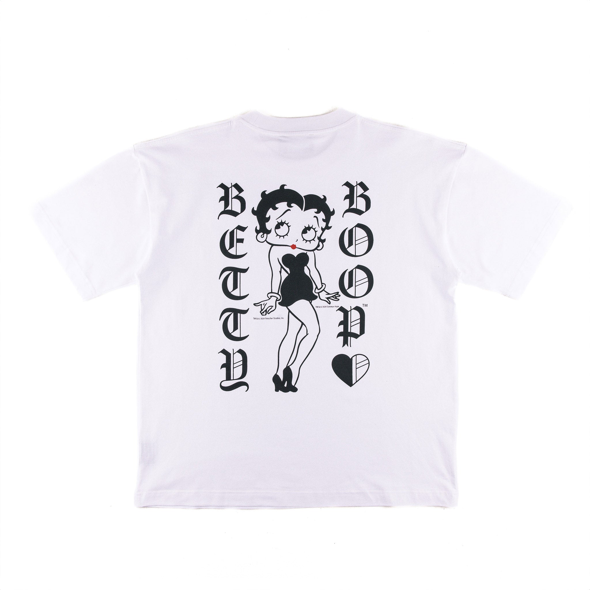 Common Hype x Betty Boop 'Old English' Tee White - Common Hype