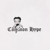 Common Hype x Betty Boop 'Old English' Tee White - Common Hype