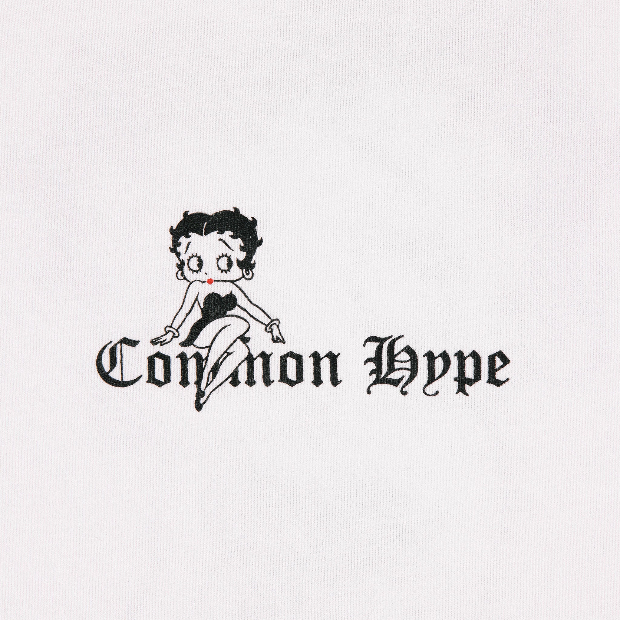 Common Hype x Betty Boop 'Old English' Tee White