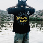 Common Hype Sun Tee Black - Common Hype