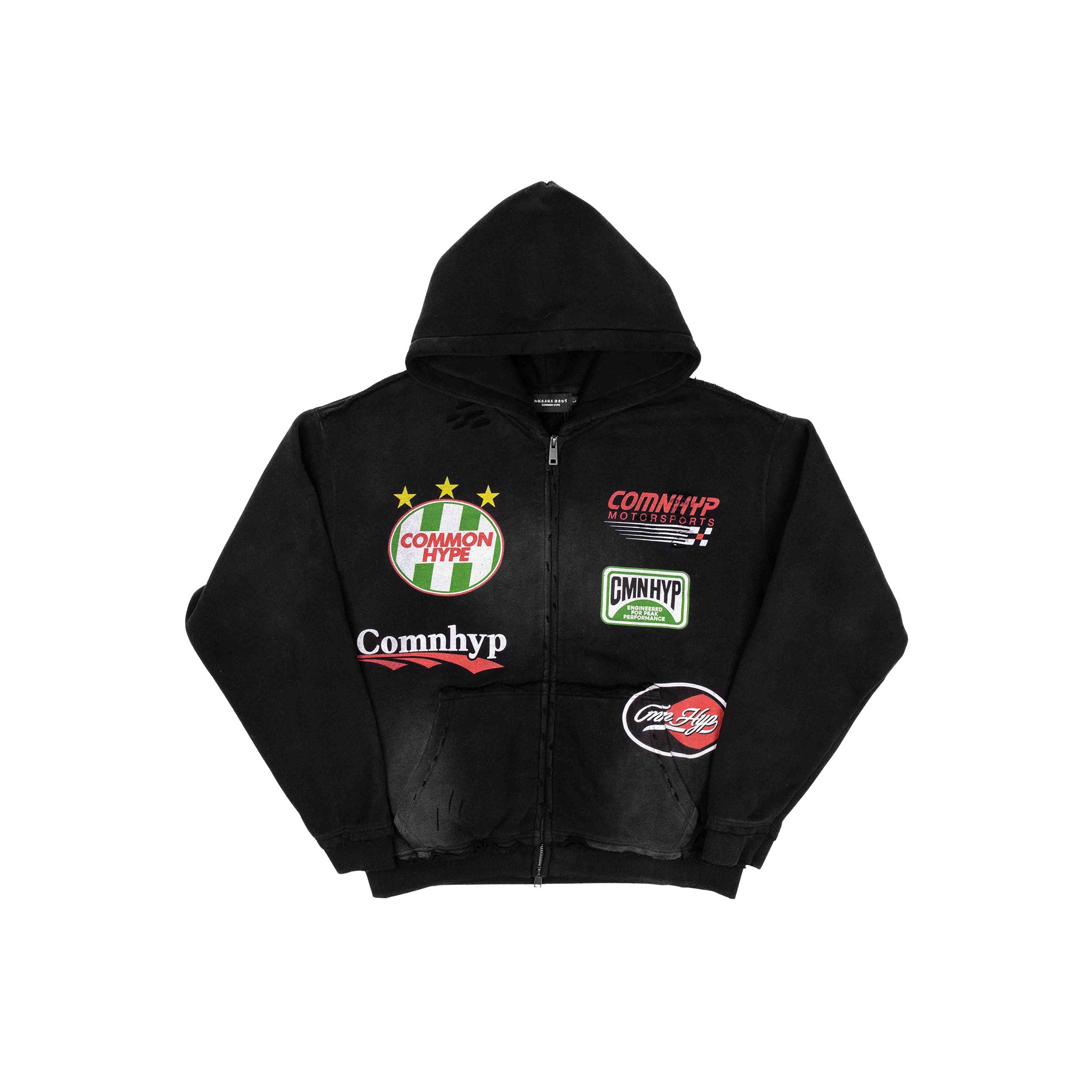 Common Hype Auto Icon Hoodie Vintage Black