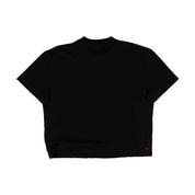 Commons Blank Star Embroidered Tee Jet Black