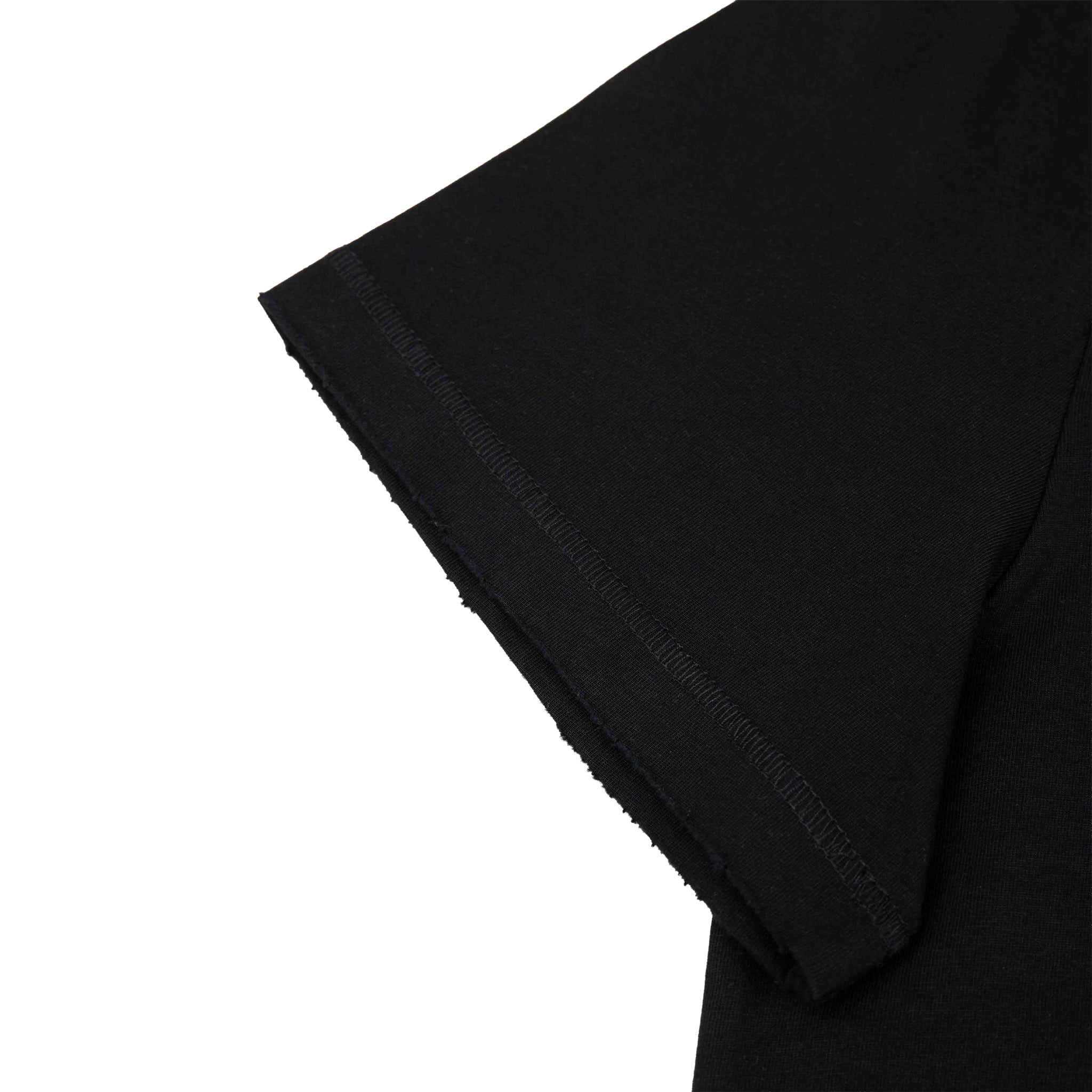 Commons Blank Star Embroidered Tee Jet Black