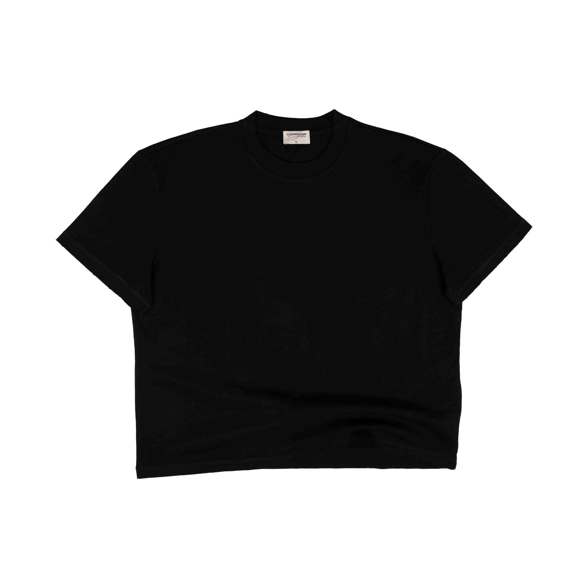 Commons Blank Star Embroidered Tee Jet Black - Common Hype