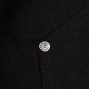 Commons Double Knee Canvas Short Black - Common Hype