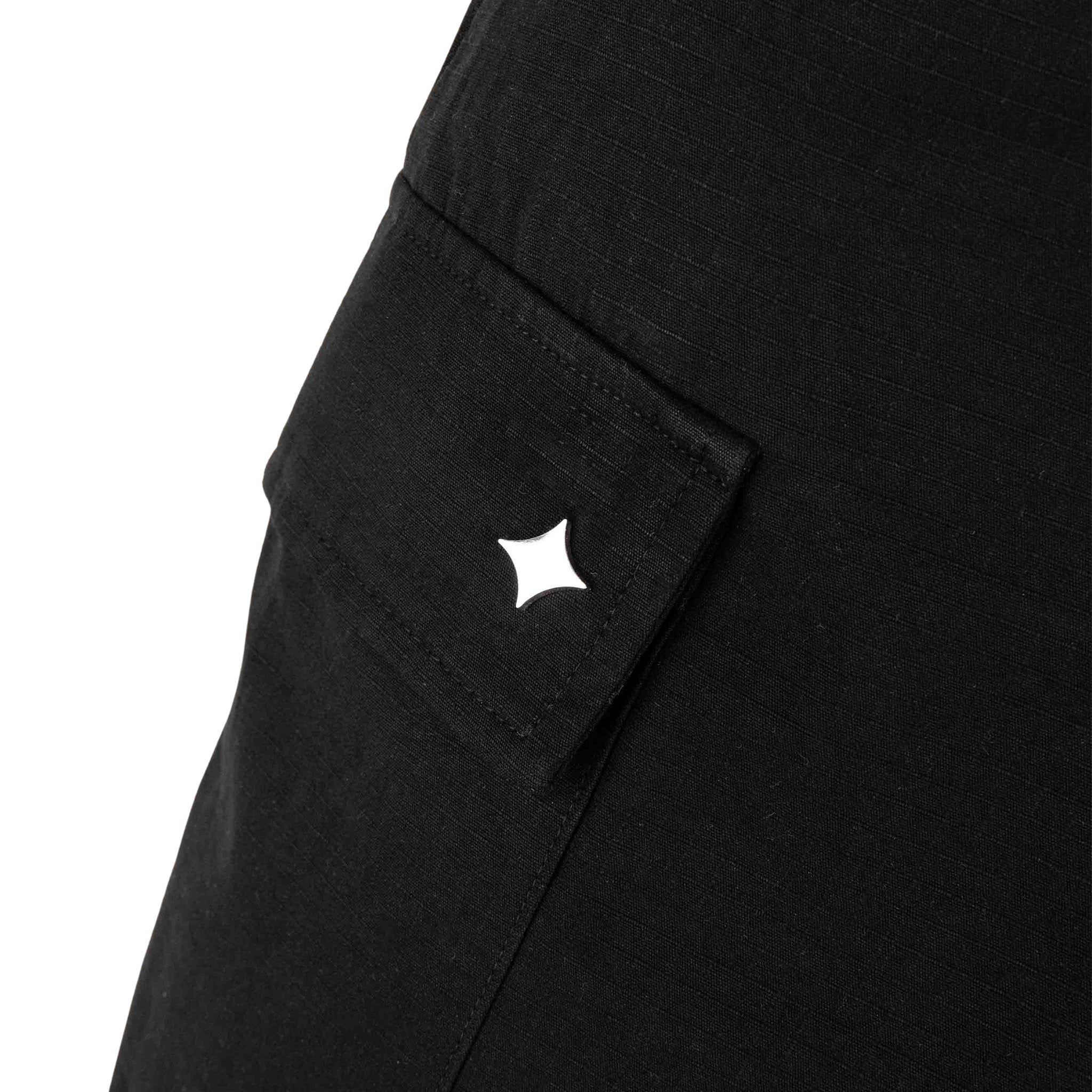 Commons Ripstop Cargo Short Black - Common Hype