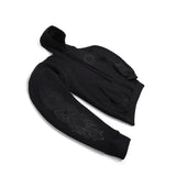 Chrome Hearts Black Pullover Horseshoe Floral Hoodie