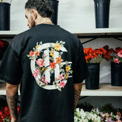 Common Hype Floral Tee Black