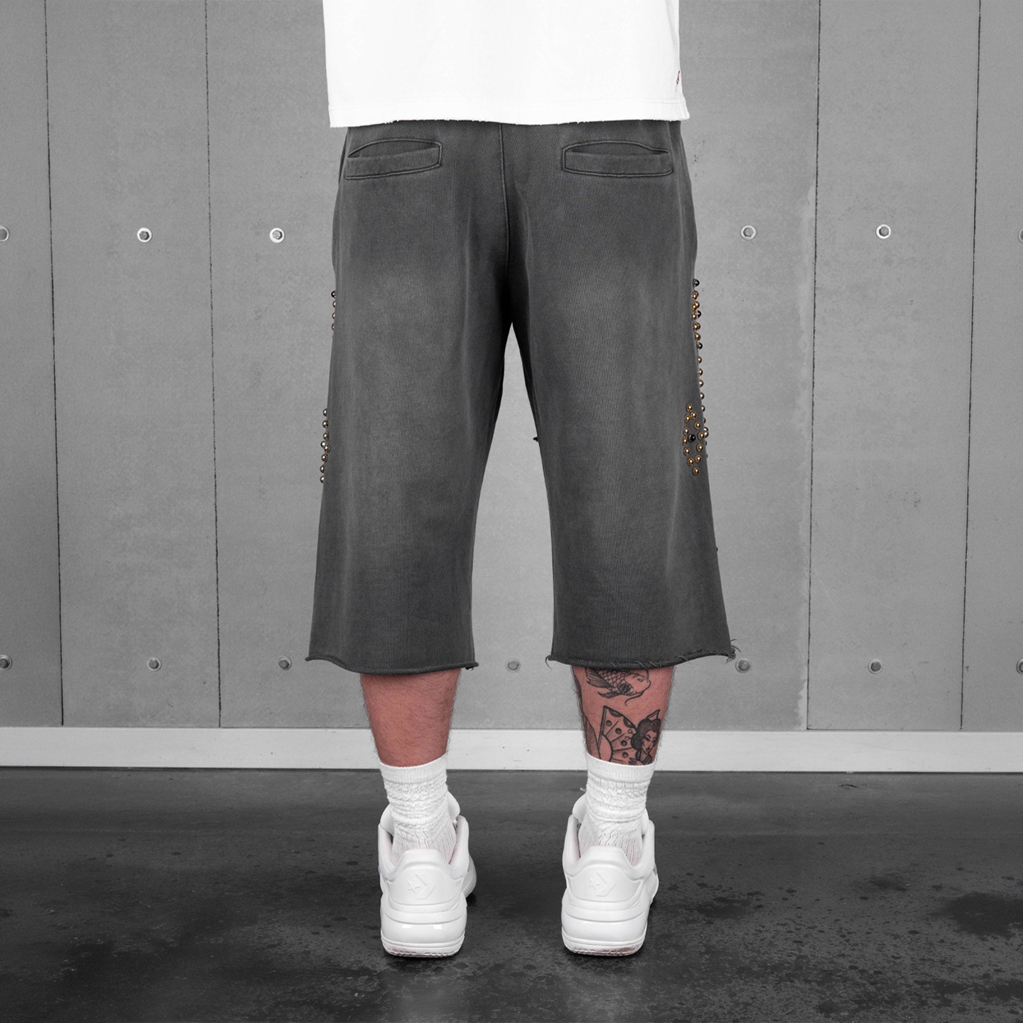 Commons Studios Rivet Sweatshort Black/Gold