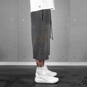 Commons Studios Rivet Sweatshort Black/Gold