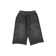Commons Studios Rivet Sweatshort Black/Gold