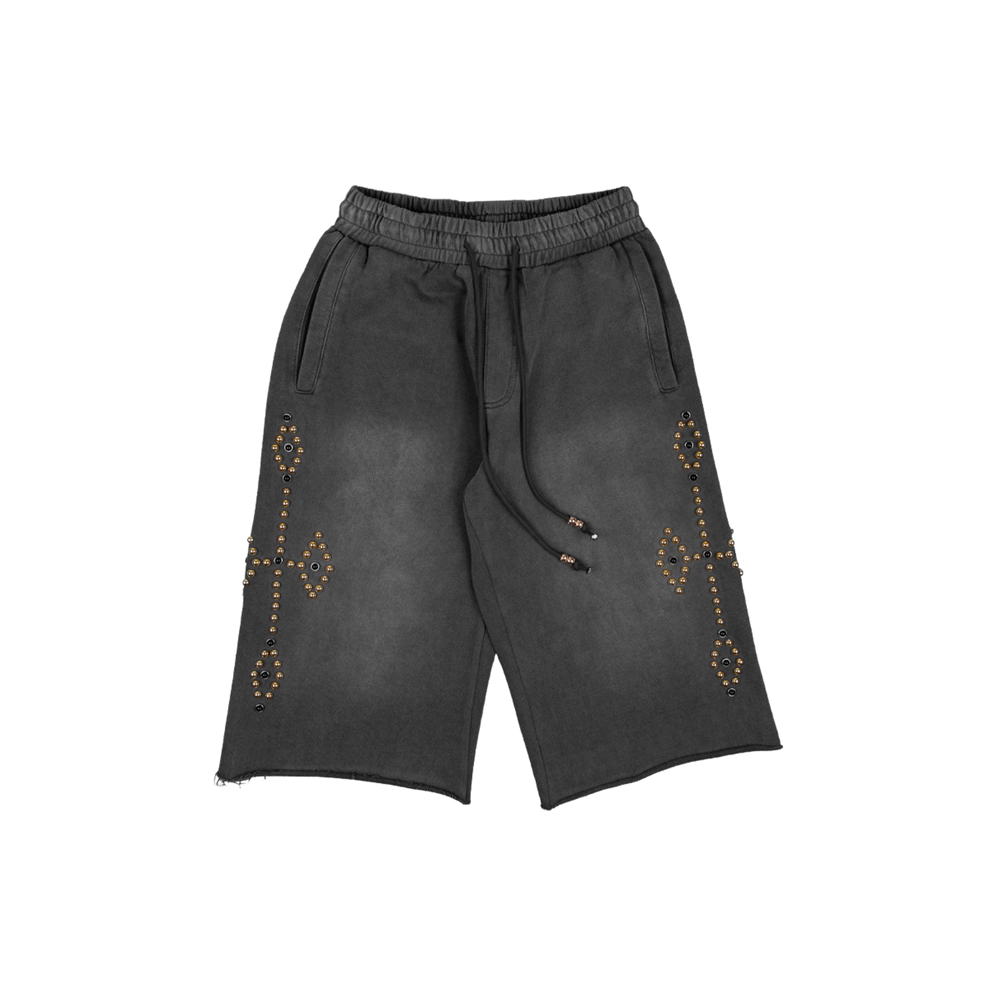 Commons Studios Rivet Sweatshort Black/Gold