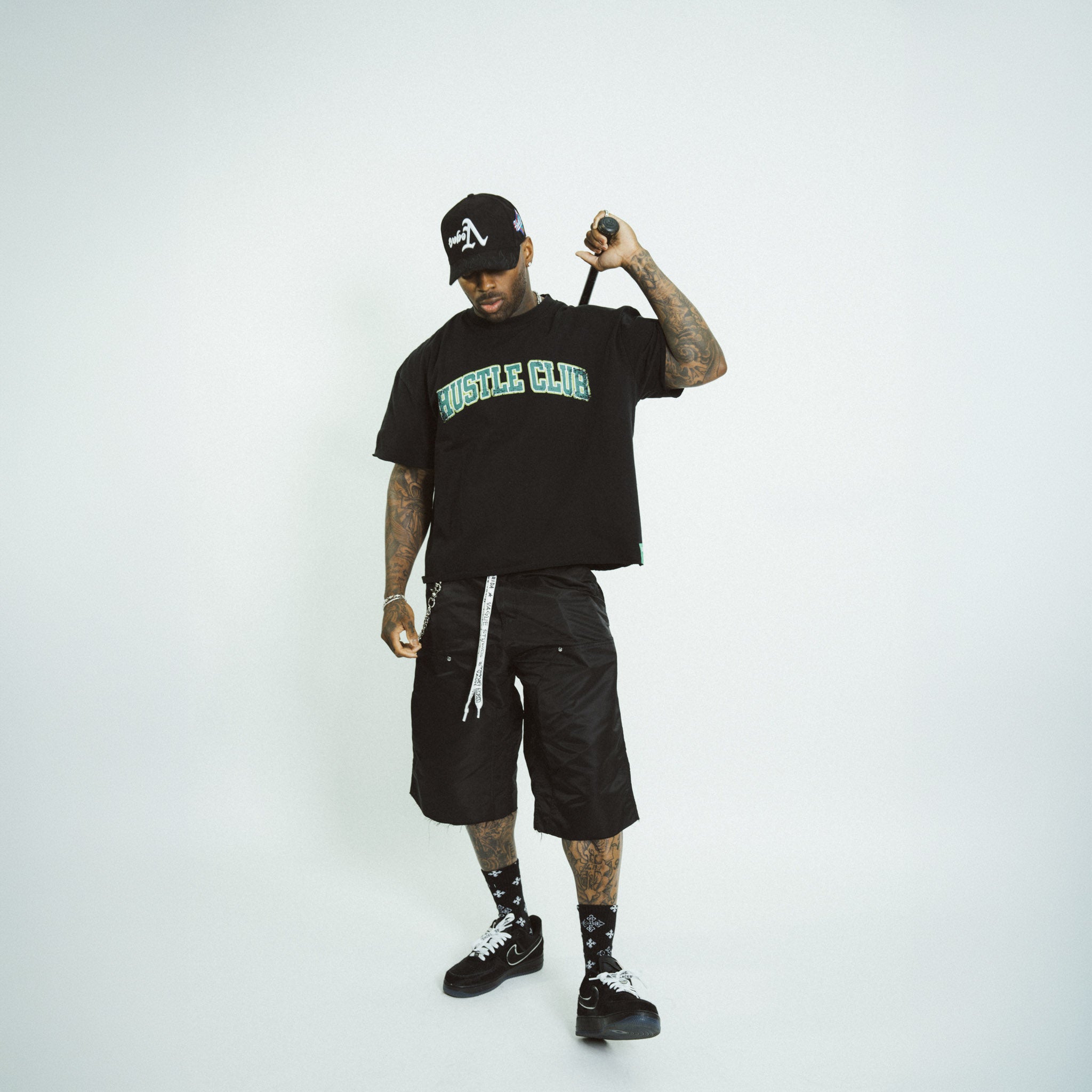 Hustle Club Game Day Classic Cap Black - Common Hype