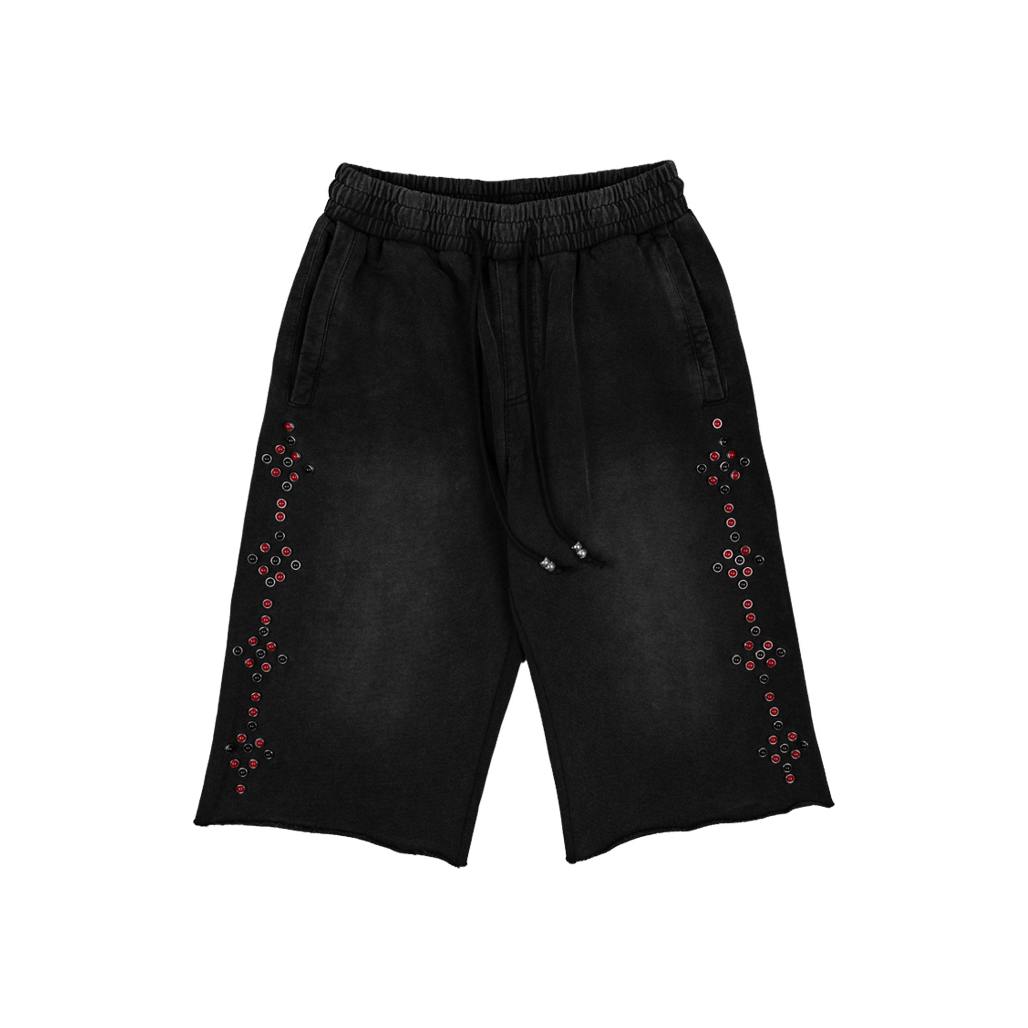 Commons Studios Rivet Sweatshort Black/Red