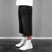 Commons Studios Rivet Sweatshort Black/Red