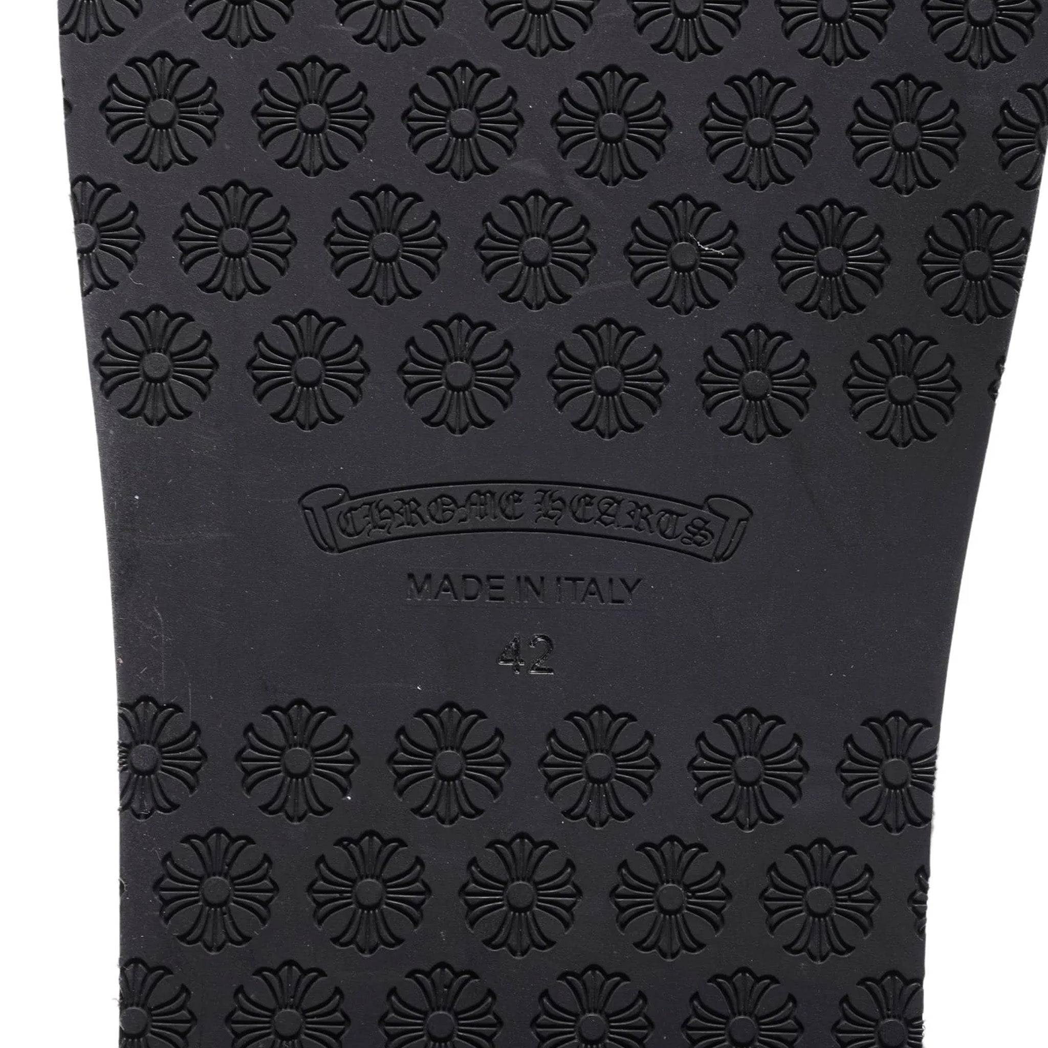 Chrome Hearts 'Black' Dagger Slippers