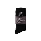Common Hype Tonal Embroidered Sock Black (3-Pack)