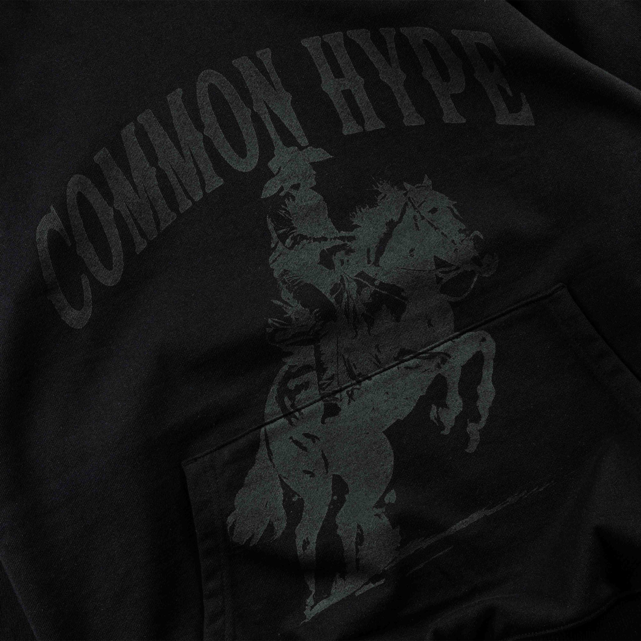 Common Hype 'Stallion' Black Hoodie