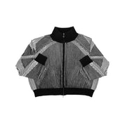 Commons Star Zip-Up Knit Black