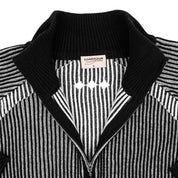 Commons Star Zip-Up Knit Black