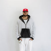 Commons Reversible Thermal Zip Up Faded Black