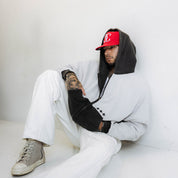 Commons Reversible Thermal Zip Up Faded Black