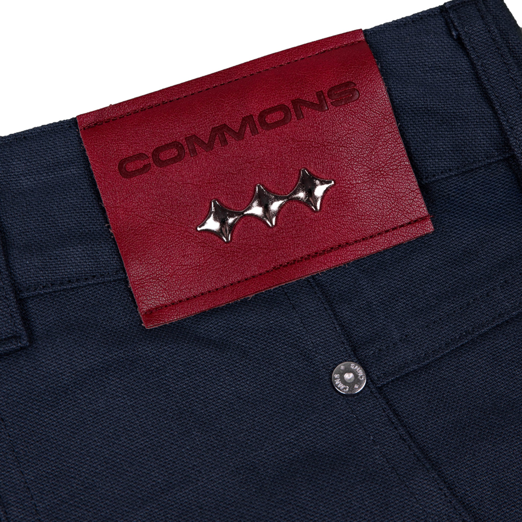 Commons Double Knee Canvas Short Navy