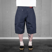 Commons Double Knee Canvas Short Navy