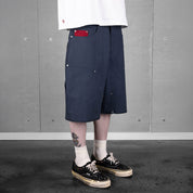 Commons Double Knee Canvas Short Navy