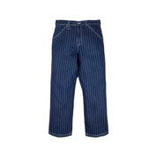 Commons Pinstripe Conductor Denim Pant Midnight Blue - Common Hype