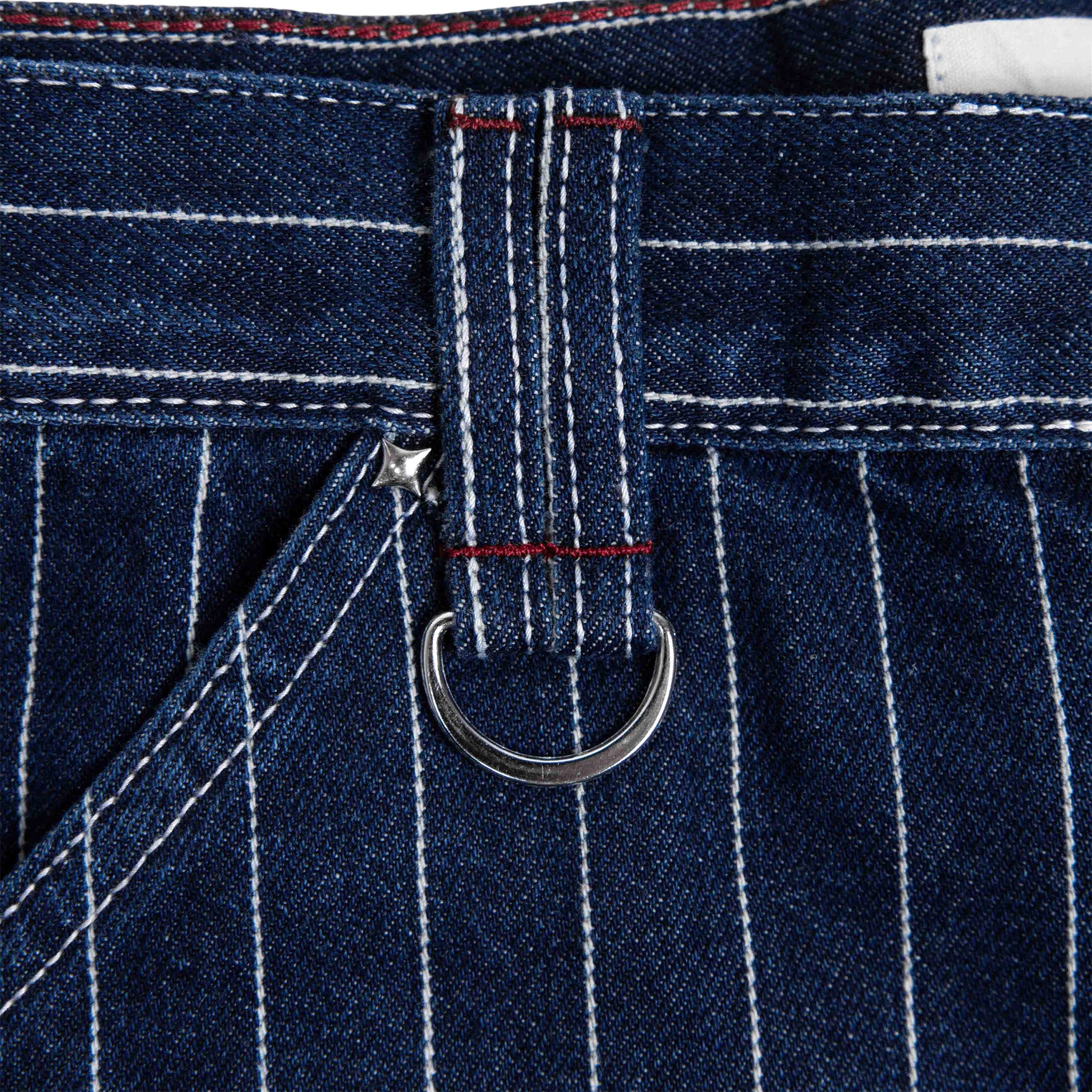 Commons Pinstripe Conductor Denim Pant Midnight Blue - Common Hype