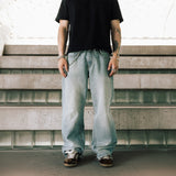 Commons Studios Washed Straight Denim Pant Jade