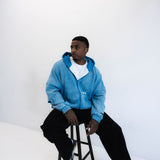 Commons Reversible Thermal Zip Up Faded Blue