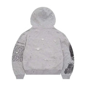 Bravest Studios Grey Sketch Vintage Hoodie